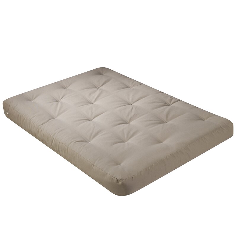 Serta Futons Chestnut 8" Cotton And Foam Futon Mattress & Reviews | Wayfair